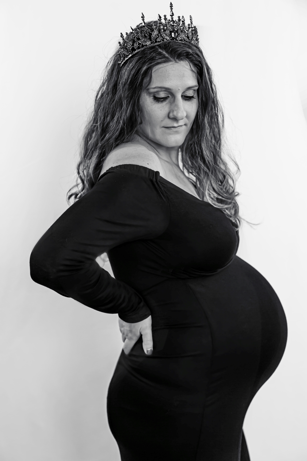 Studio maternity portraits